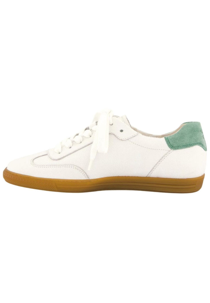 Paul Green Sneaker Leder Weiß/Grün
