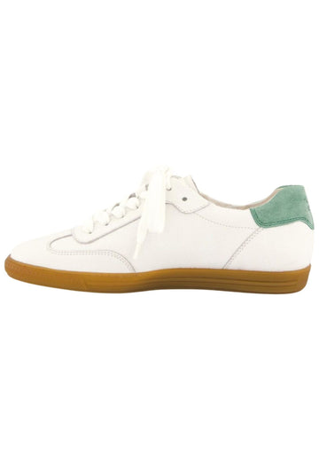 Paul Green Sneaker Leder Weiß/Grün