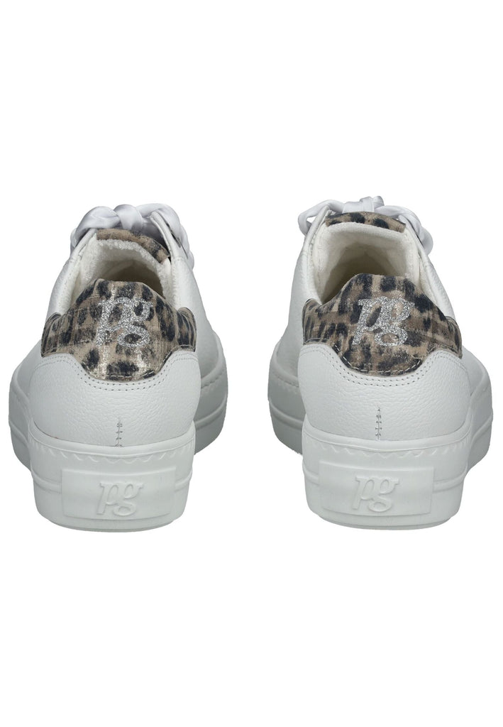 Paul Green Sneaker Leder Weiß Kombi