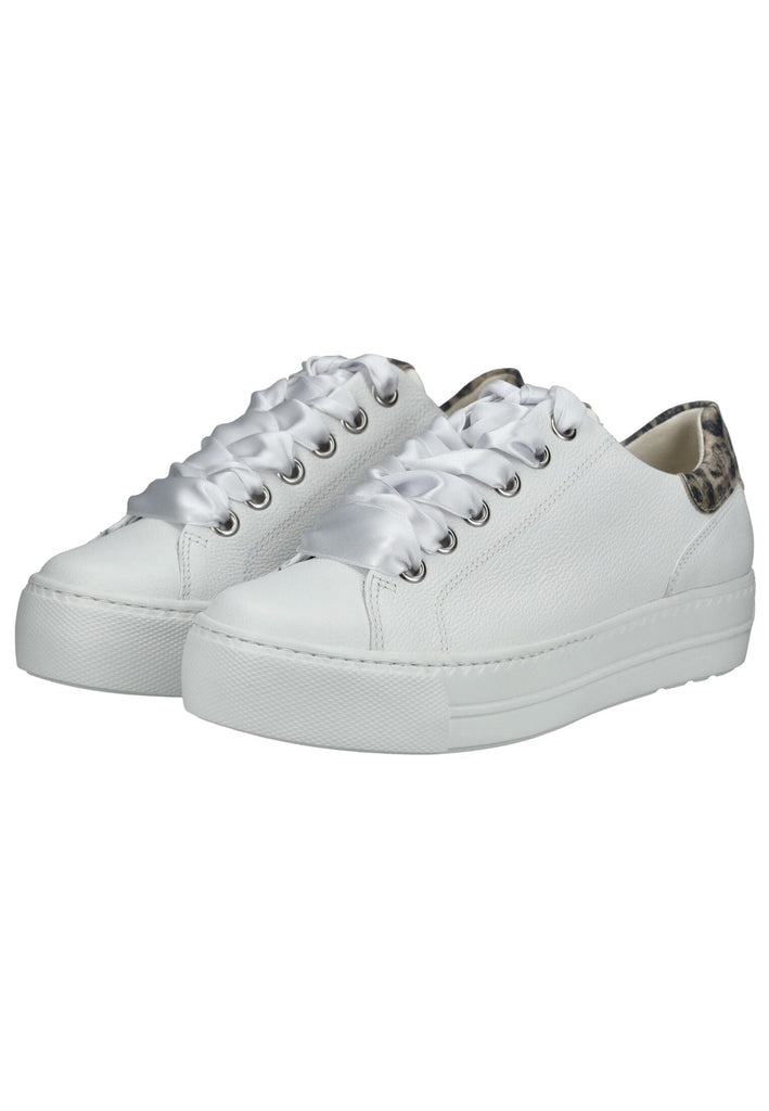 Paul Green Sneaker Leder Weiß Kombi