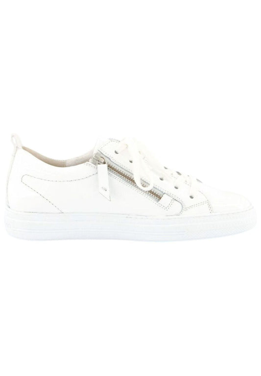 Paul Green Sneaker Leder Weiß Lack