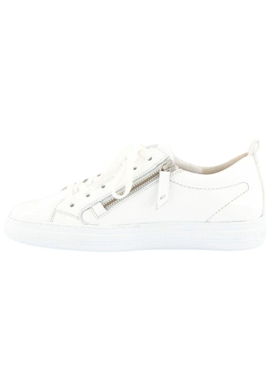 Paul Green Sneaker Leder Weiß Lack