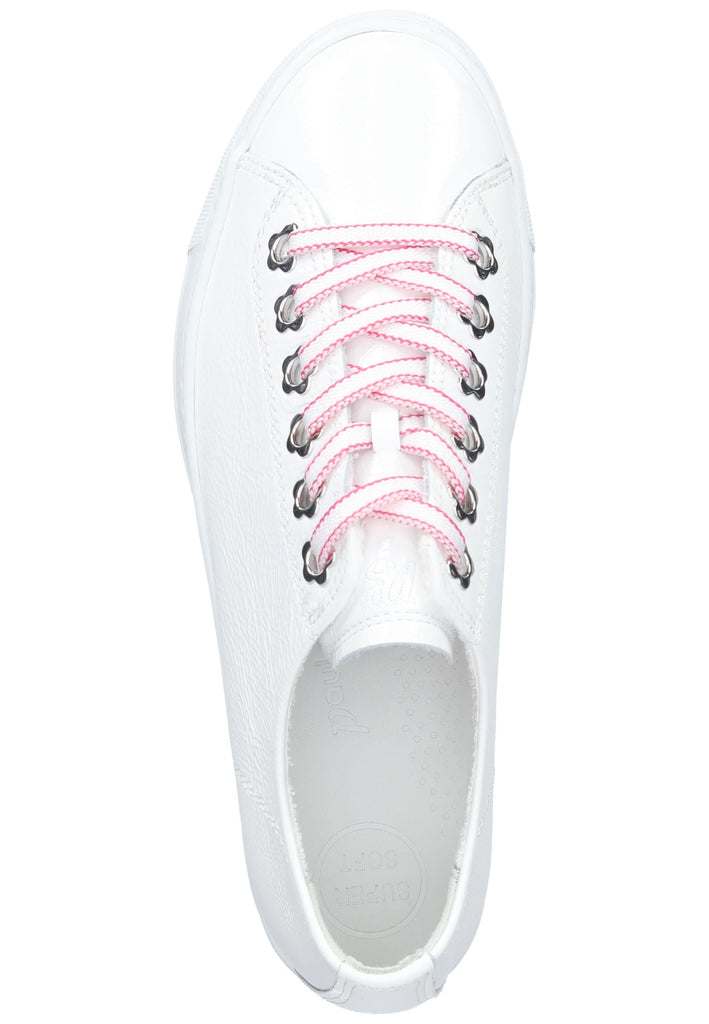 Paul Green Sneaker Leder Weiß Lack