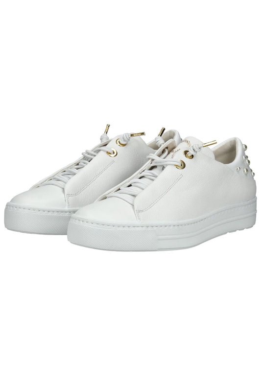 Paul Green Sneaker Leder Weiß Lack