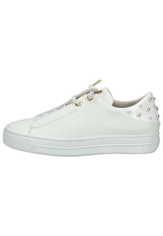 Paul Green Sneaker Leder Weiß Lack
