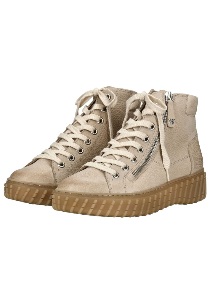 Paul Green Sneaker Nubukleder Beige