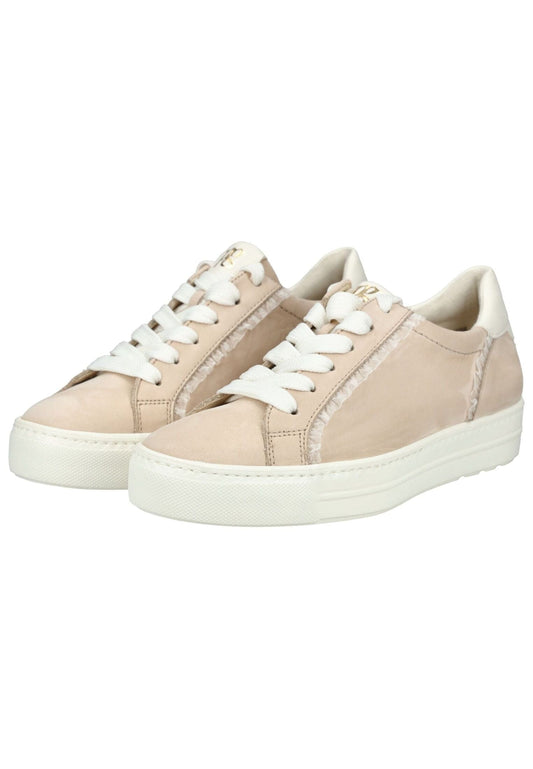 Paul Green Sneaker Nubukleder Beige