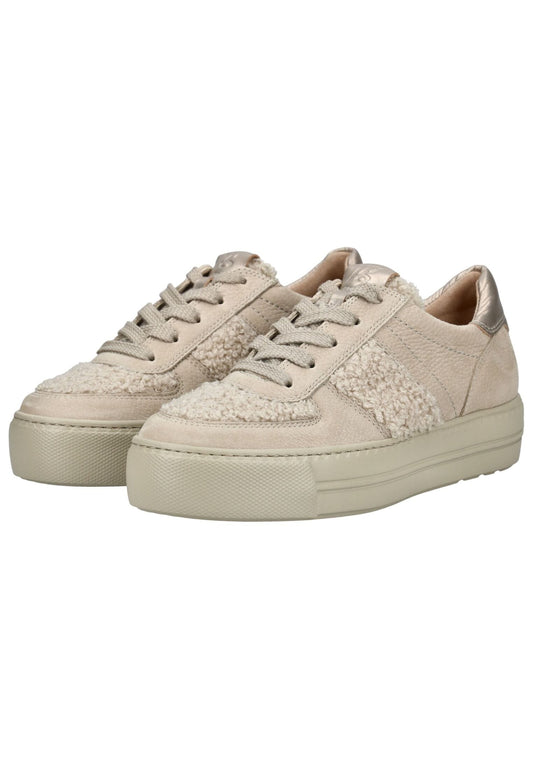 Paul Green Sneaker Nubukleder Beige