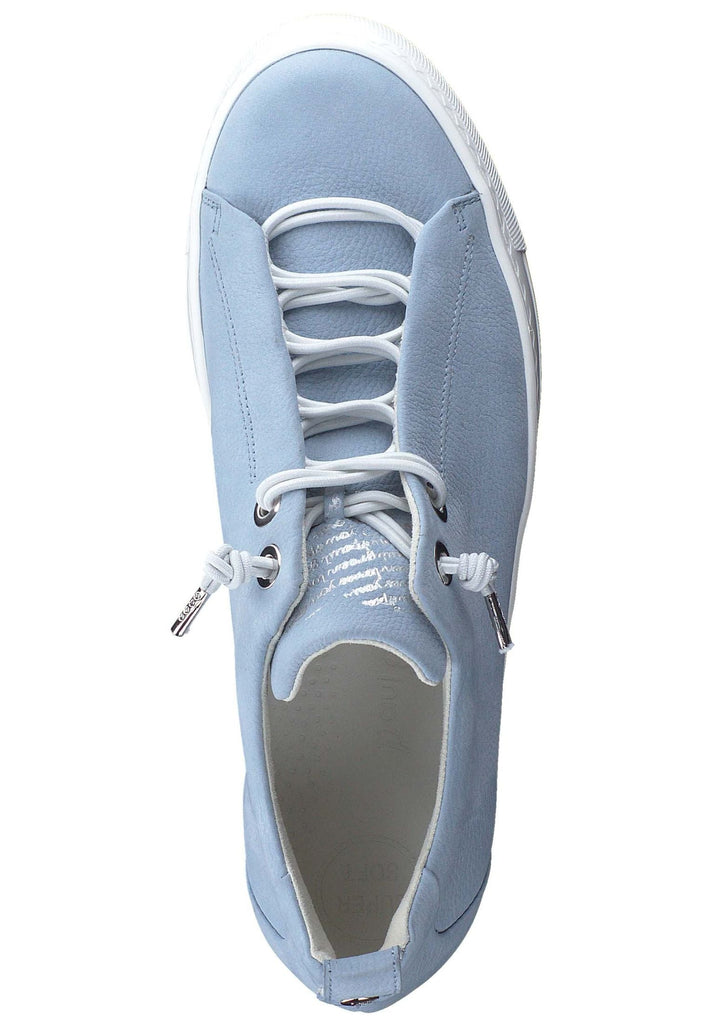Paul Green Sneaker Nubukleder Hellblau