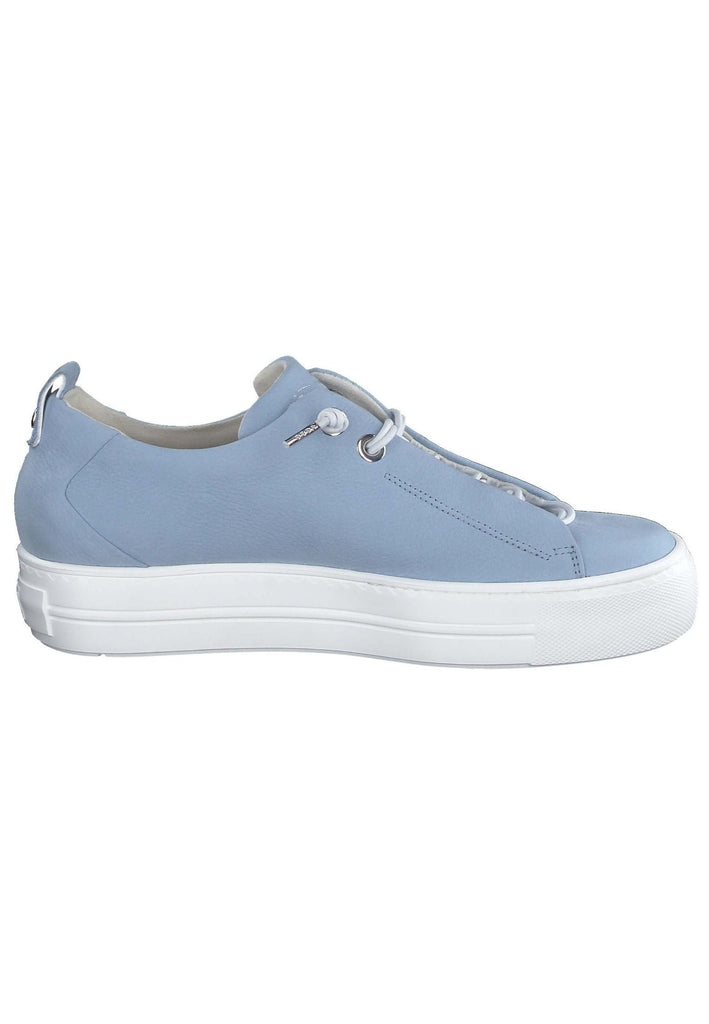 Paul Green Sneaker Nubukleder Hellblau