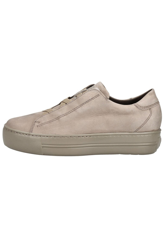 Paul Green Sneaker Nubukleder Taupe