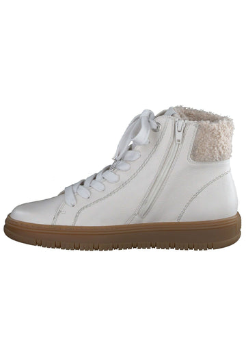 Sneaker Paul Green Sneaker Glattleder Ivory Warmfutter