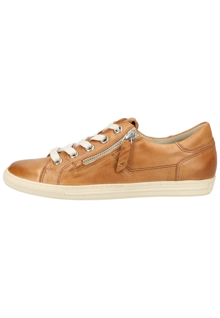 Sneaker Paul Green Sneaker Glattleder Mittelbraun