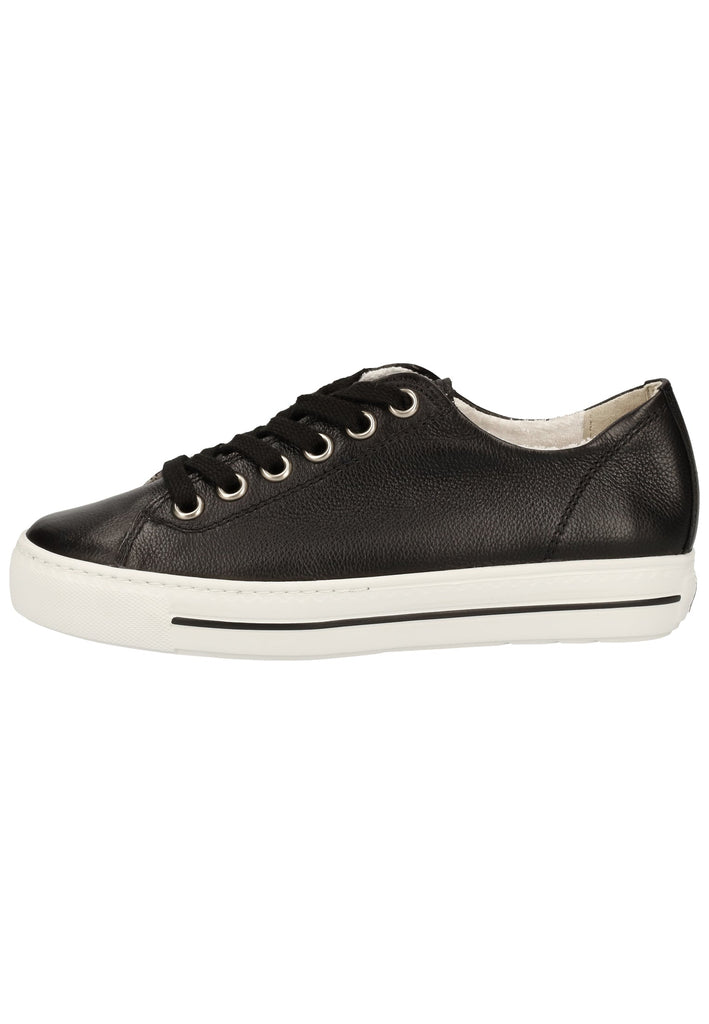 Sneaker Paul Green Sneaker Glattleder Schwarz
