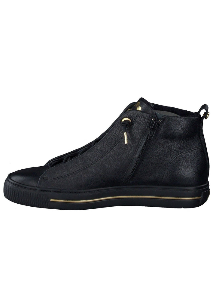 Sneaker Paul Green Sneaker Glattleder Schwarz