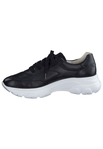 Sneaker Paul Green Sneaker Glattleder Schwarz