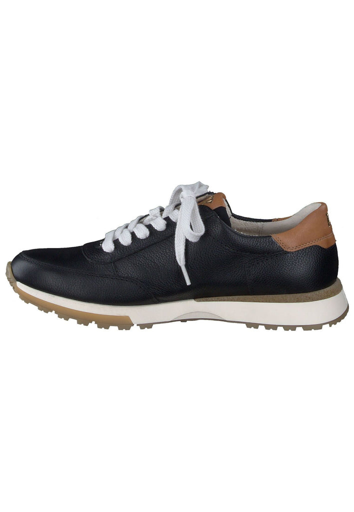 Sneaker Paul Green Sneaker Glattleder Schwarz/Braun