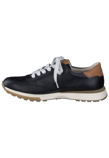 Sneaker Paul Green Sneaker Glattleder Schwarz/Braun