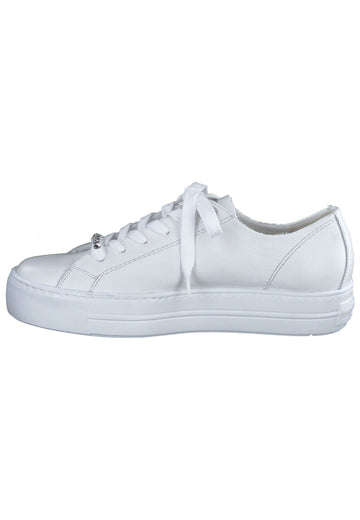Sneaker Paul Green Sneaker Glattleder Weiß