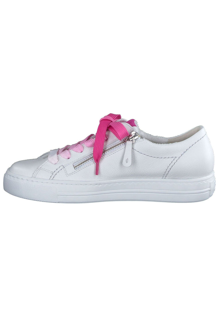 Sneaker Paul Green Sneaker Glattleder Weiß/Pink