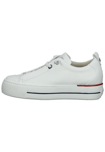 Sneaker Paul Green Sneaker Glattleder Weiß/Rot