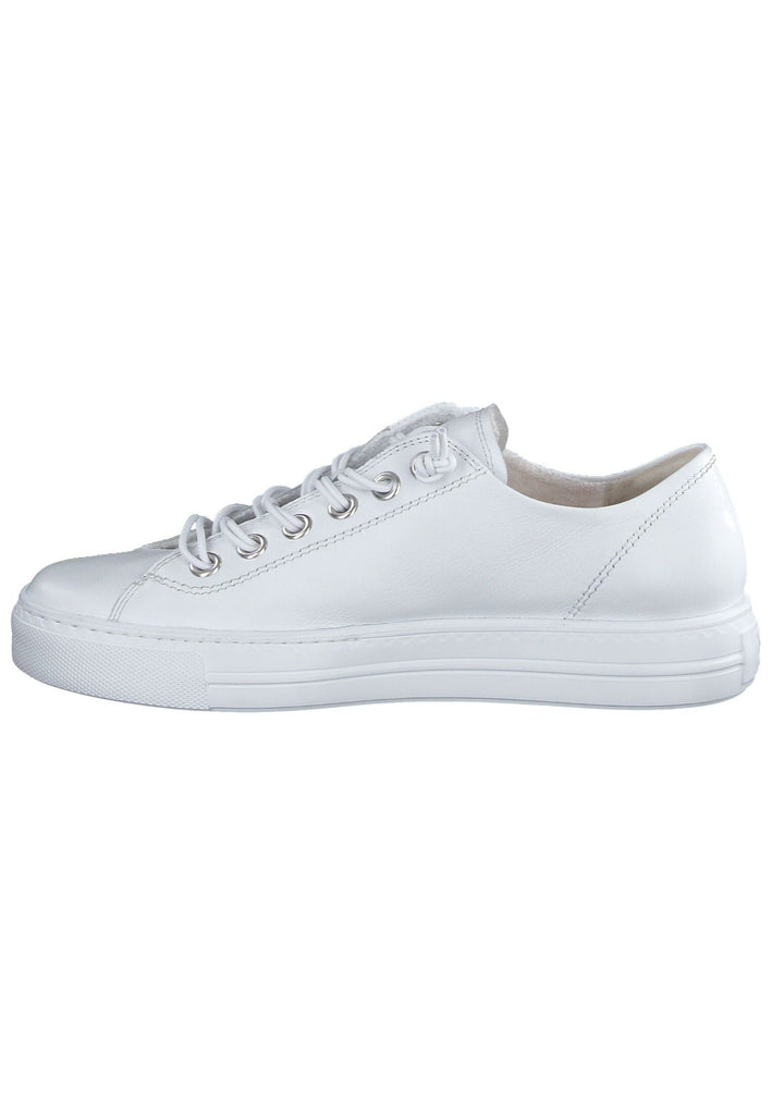 Sneaker Paul Green Sneaker Glattleder Weiß/Silber
