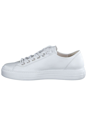 Sneaker Paul Green Sneaker Glattleder Weiß/Silber