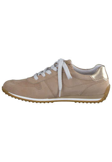 Sneaker Paul Green Sneaker Leder Braun/Gold