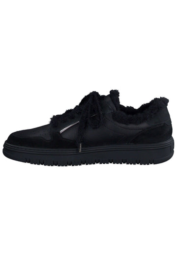 Sneaker Paul Green Sneaker Leder Schwarz/Schwarz