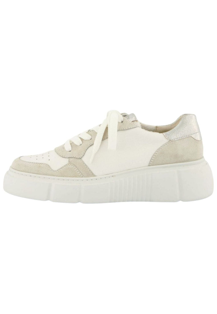 Sneaker Paul Green Sneaker Leder Weiß Kombi
