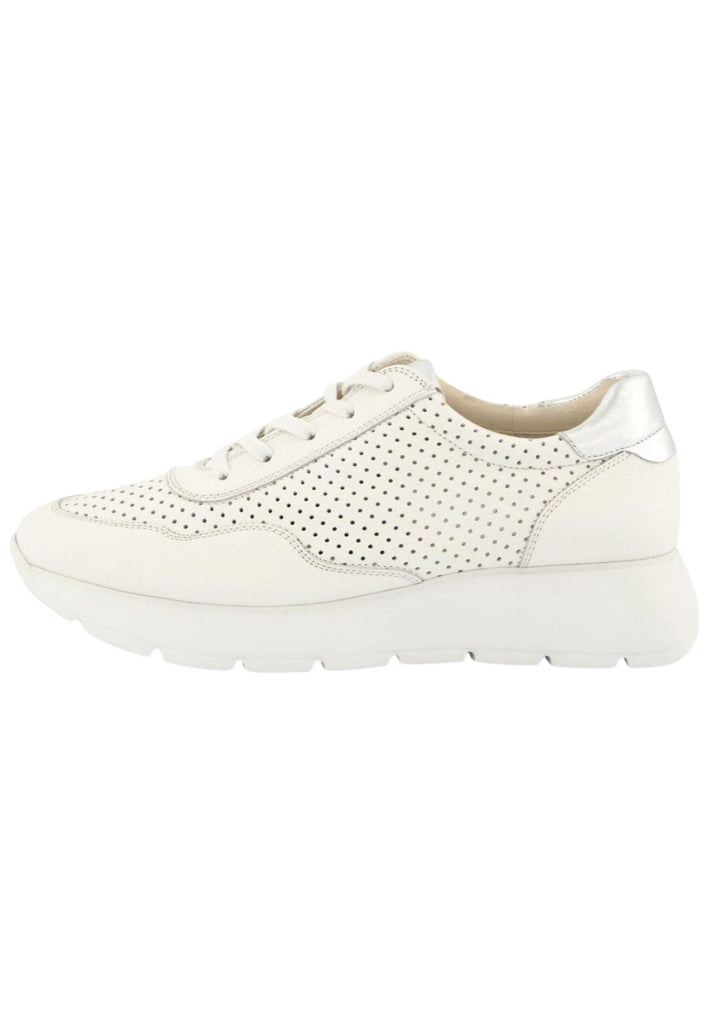 Sneaker Paul Green Sneaker Leder Weiß/Silber