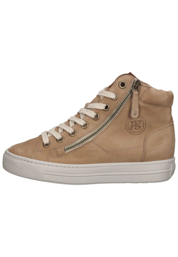 Sneaker Paul Green Sneaker Nubukleder Hellbraun