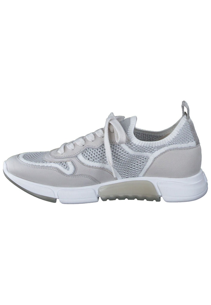Sneaker Paul Green Sneaker Nubukleder/Textil Grau/Weiß