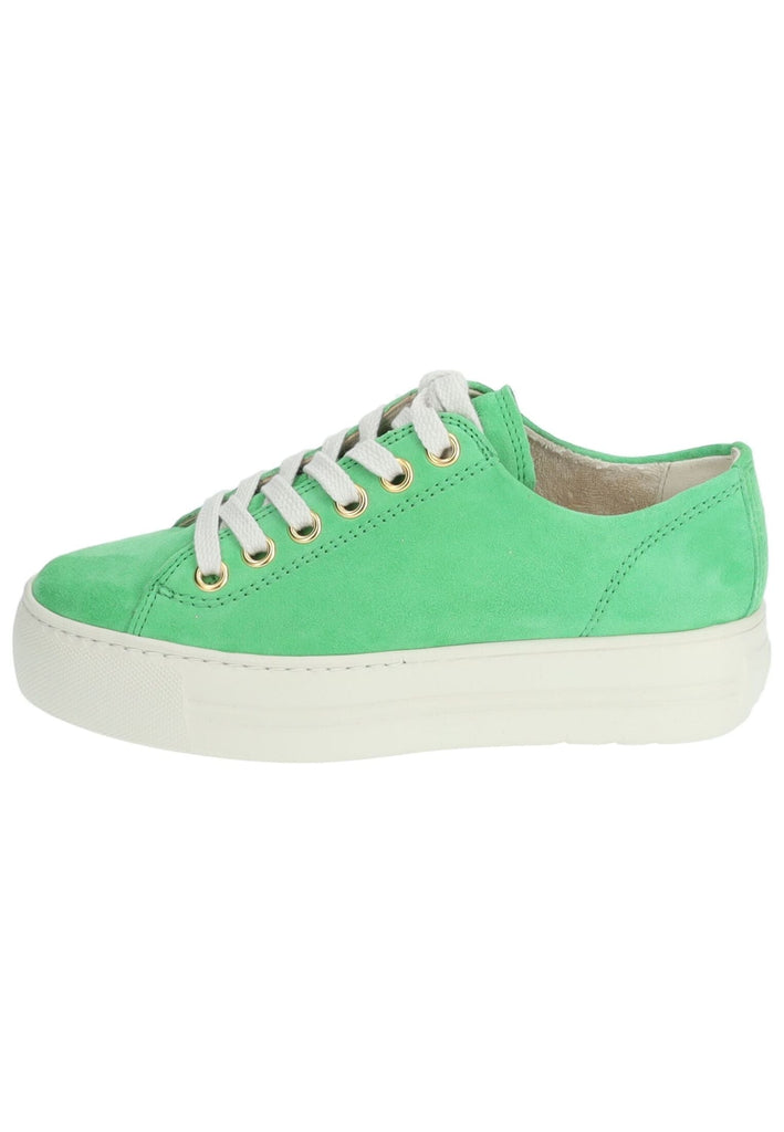 Sneaker Paul Green Sneaker Veloursleder Kiwi
