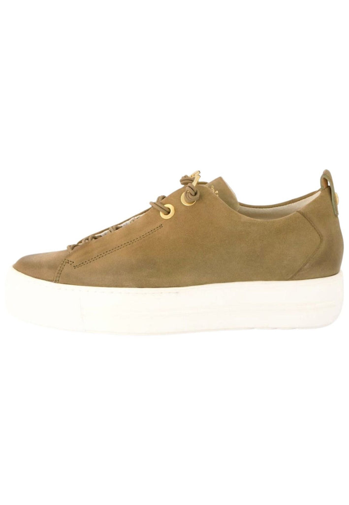 Sneaker Paul Green Sneaker Veloursleder Olive