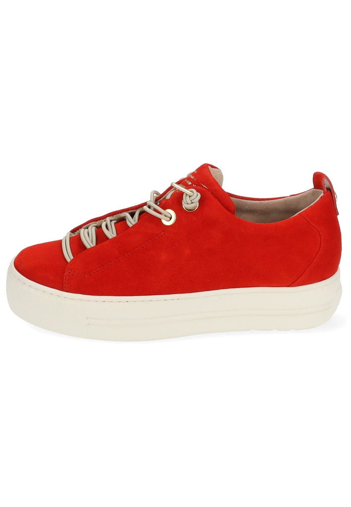Sneaker Paul Green Sneaker Veloursleder Rot