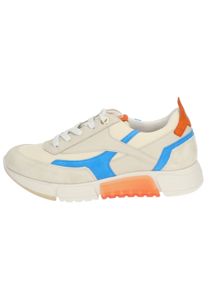 Sneaker Paul Green Sneaker Veloursleder/Textil Beige/Blau