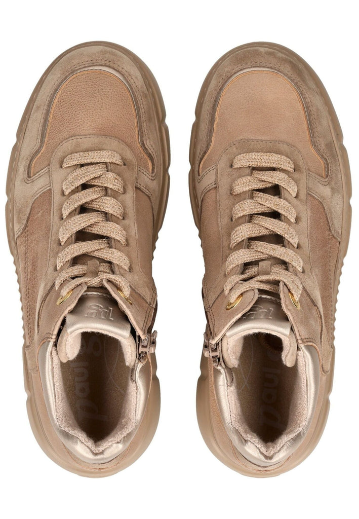 Paul Green Sneaker Veloursleder Beige