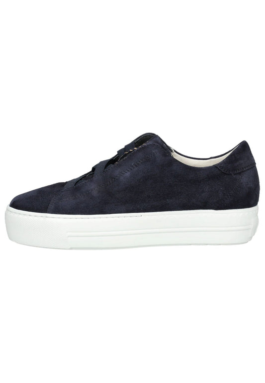 Paul Green Sneaker Veloursleder Blau