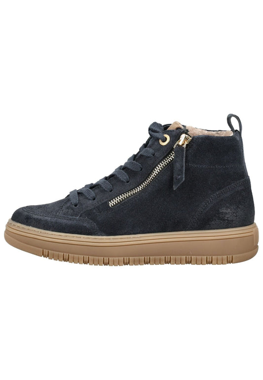 Paul Green Sneaker Veloursleder Blau