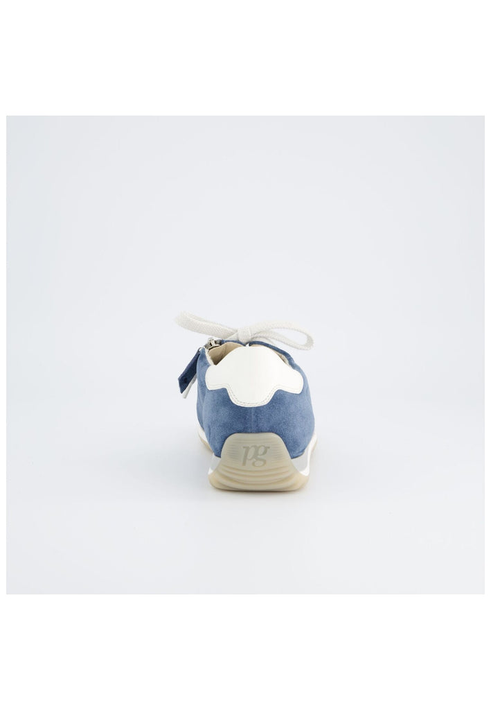 Paul Green Sneaker Veloursleder Blau/Beige