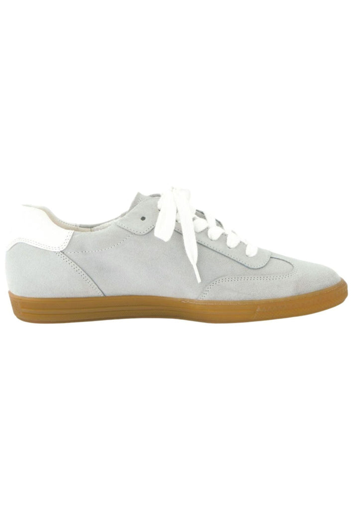 Paul Green Sneaker Veloursleder Grau/Weiß