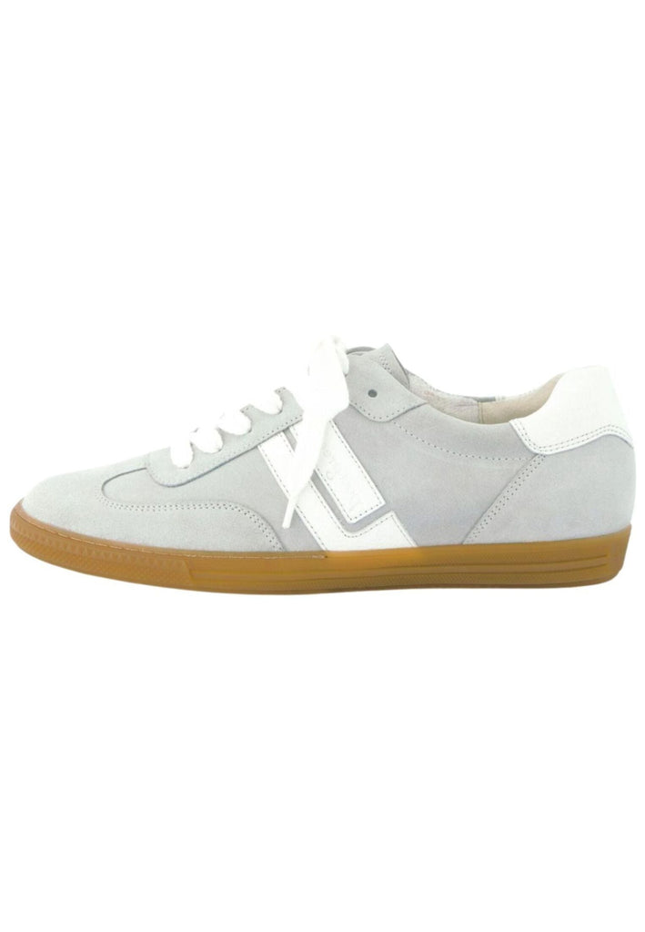 Paul Green Sneaker Veloursleder Grau/Weiß