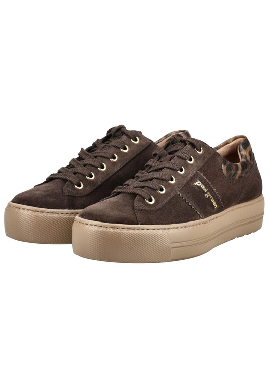 Paul Green Sneaker Veloursleder Mocca
