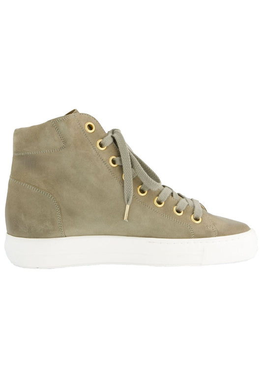Paul Green Sneaker Veloursleder Olive