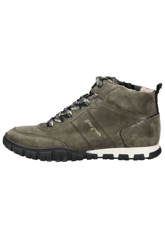 Paul Green Sneaker Veloursleder Olive