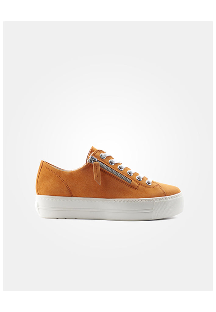 Paul Green Sneaker Veloursleder Orange