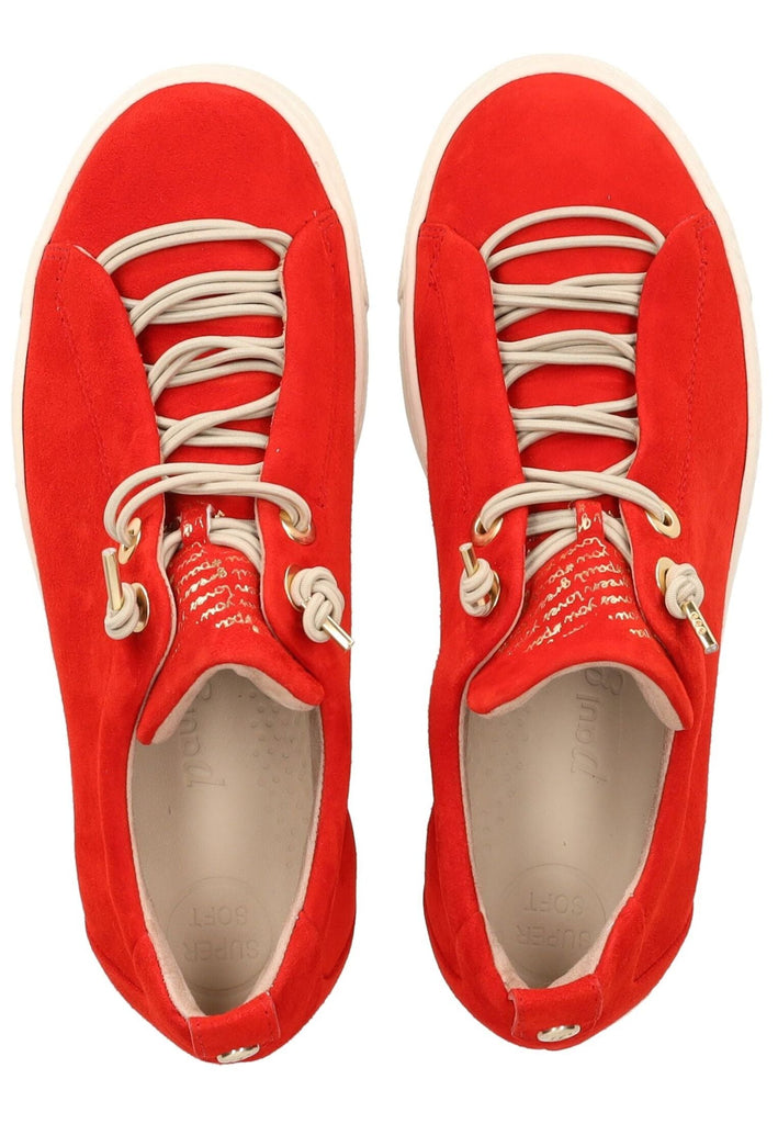 Paul Green Sneaker Veloursleder Rot