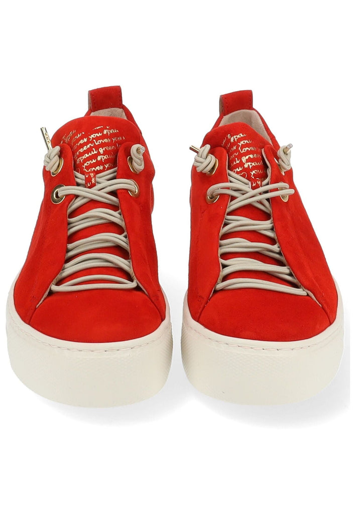 Paul Green Sneaker Veloursleder Rot