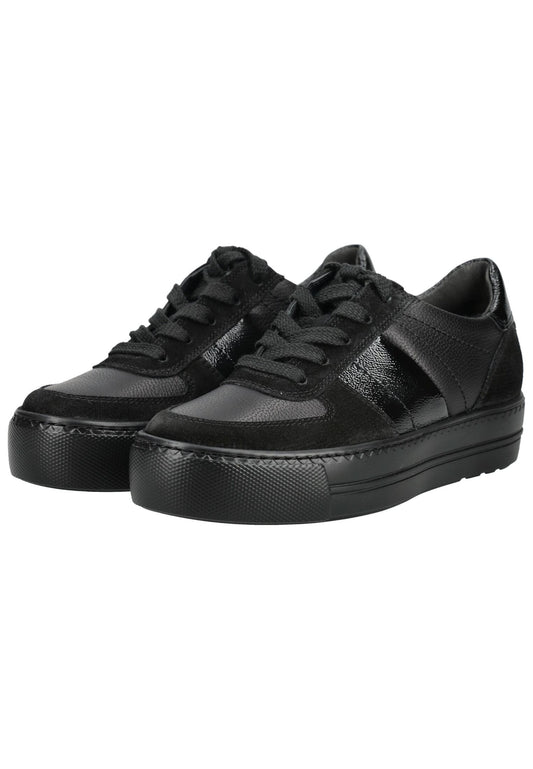 Paul Green Sneaker Veloursleder Schwarz